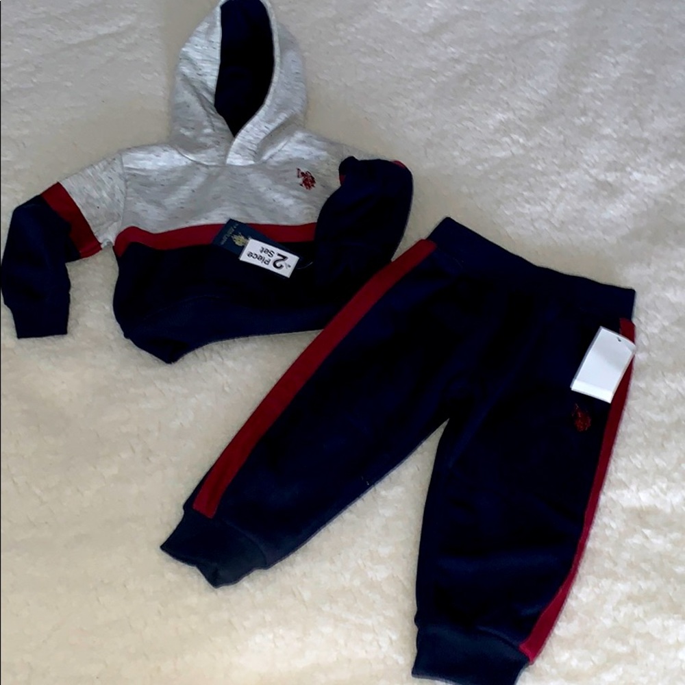 Tricolor sweatpants set
